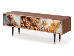 Móvel De Tv* Mueble de TV - 170х59х48 cm - T4 - Versailles, Nogueira Castanho