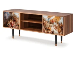 Móvel De Tv* Mueble de TV - 170х69х48 cm - T2 - Versailles, Nogueira Castanho