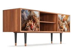 Móvel De Tv* Mueble de TV - 170х69х48 cm - T2 - Versailles, Nogueira Castanho