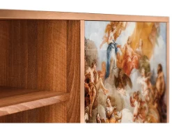 Móvel De Tv* Mueble de TV - 170х69х48 cm - T2 - Versailles, Nogueira Castanho