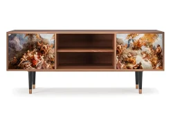 Móvel De Tv* Mueble de TV - 170х69х48 cm - T2 - Versailles, Nogueira Castanho
