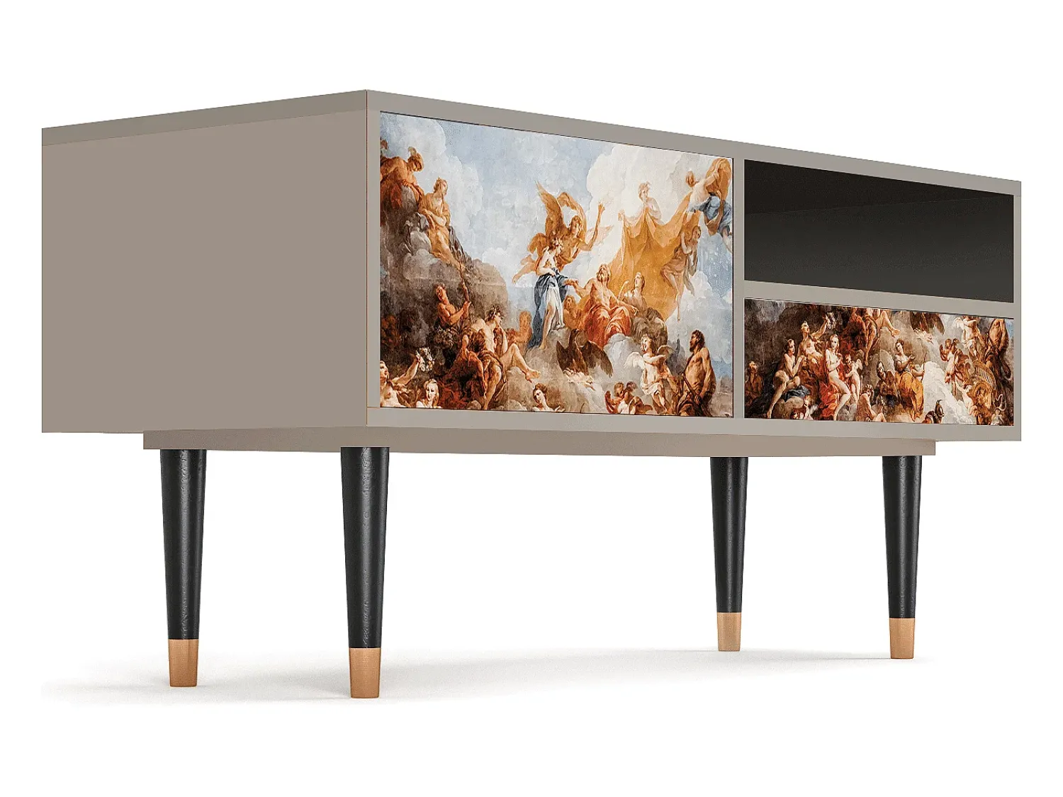 Mueble de TV - 115х59х48 cm - T3 - Versailles, Areia^ Móvel De Tv