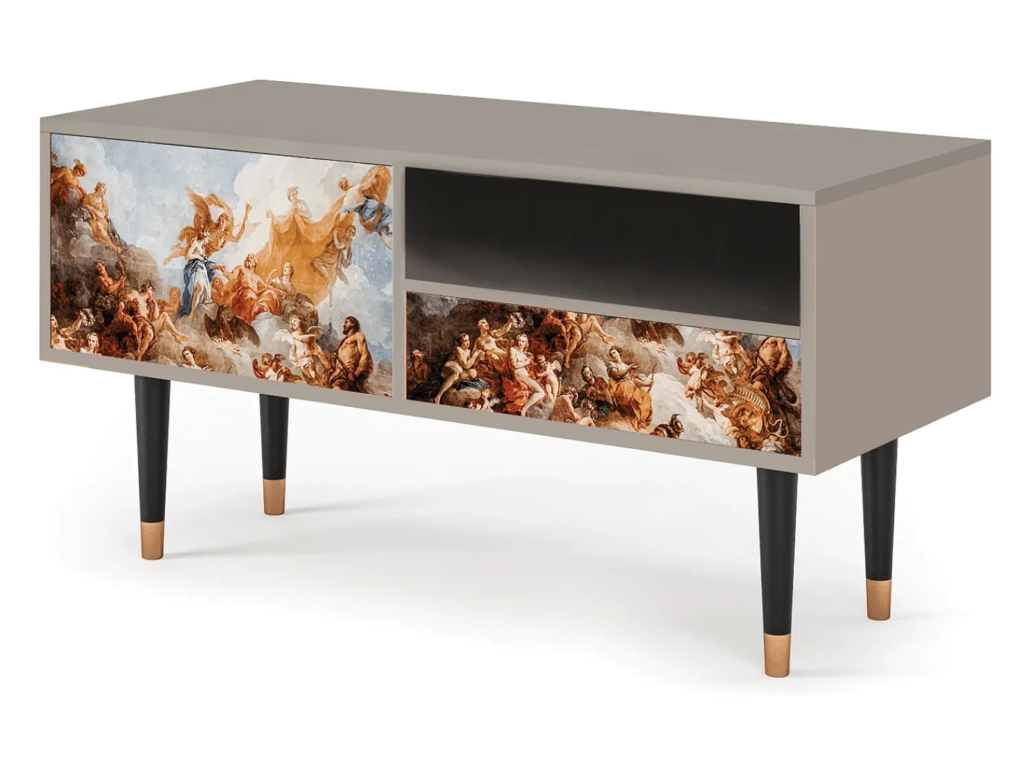 Mueble de TV - 115х59х48 cm - T3 - Versailles, Areia^ Móvel De Tv