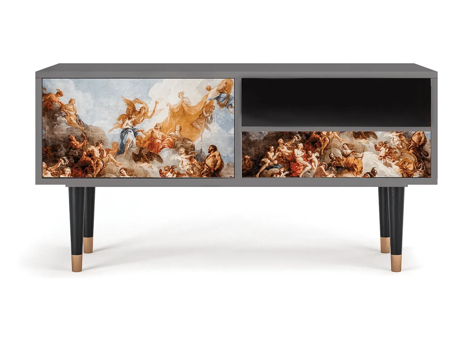 Mueble de TV - 115х59х48 cm - T3 - Versailles, Areia^ Móvel De Tv