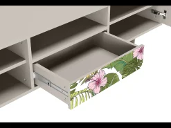 Discount Mueble de TV - 170х59х41 cm - T6 - Verdant Tropics, Areia Bege