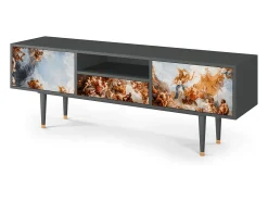 Móvel De Tv| Mueble de TV - 170х59х41 cm - T6 - Versailles, Antracite Cinza antracite
