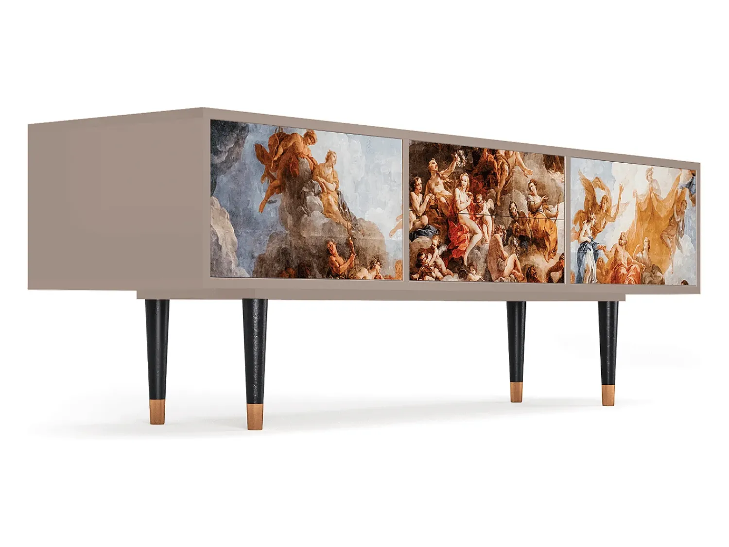 Móvel De Tv| Mueble de TV - 170х59х48 cm - T4 - Versailles, Latte Bege