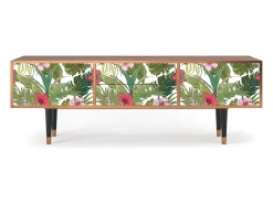 Móvel De Tv* Mueble de TV - 170х59х48 cm - T4 - Verdant Tropics, Nogueira Castanho