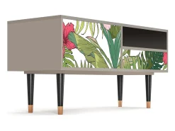 Móvel De Tv* Mueble de TV - 115х59х48 cm - T3 - Verdant Tropics, Areia Bege