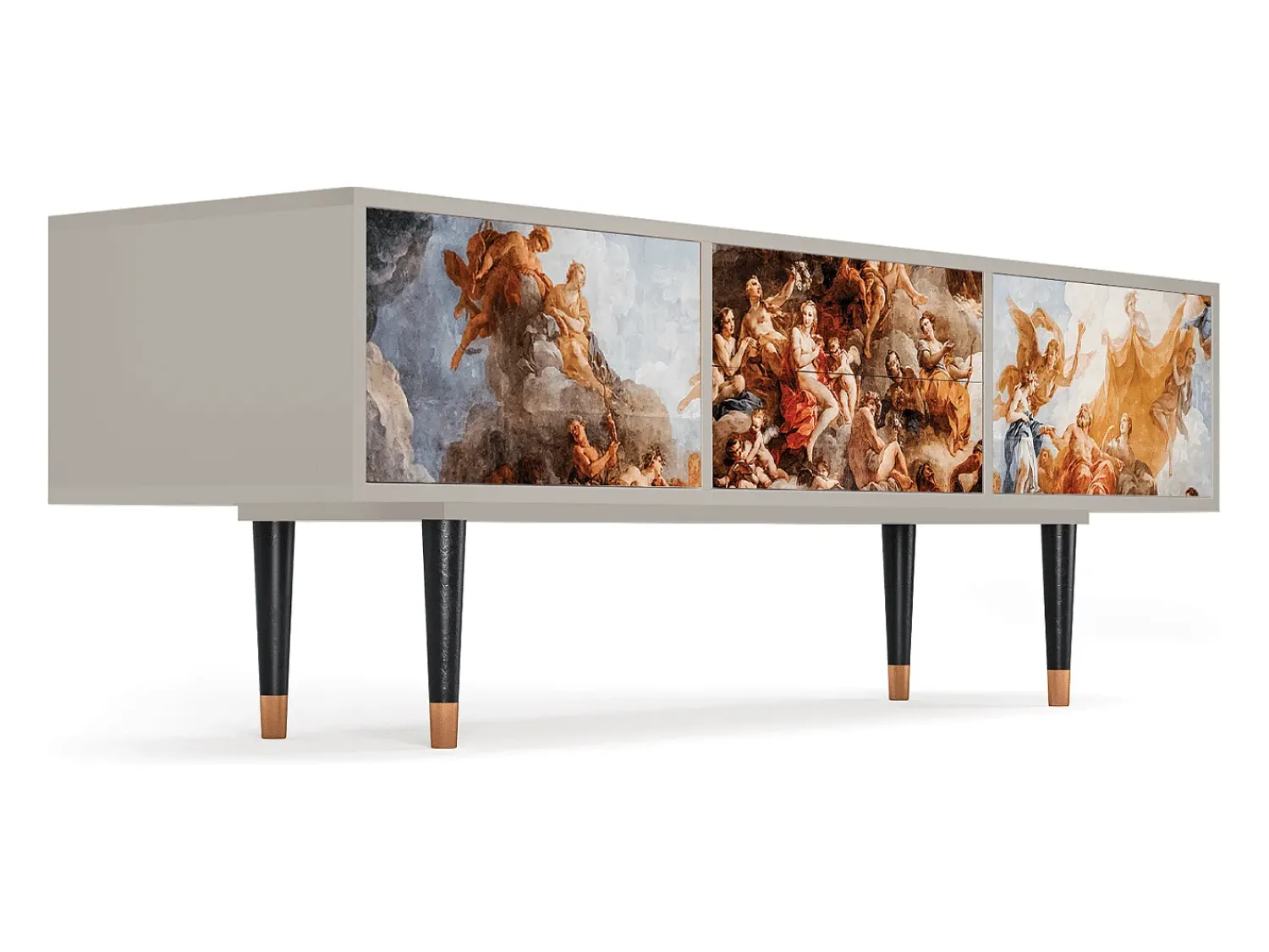 Best Mueble de TV - 170х59х48 cm - T4 - Versailles, Areia Bege