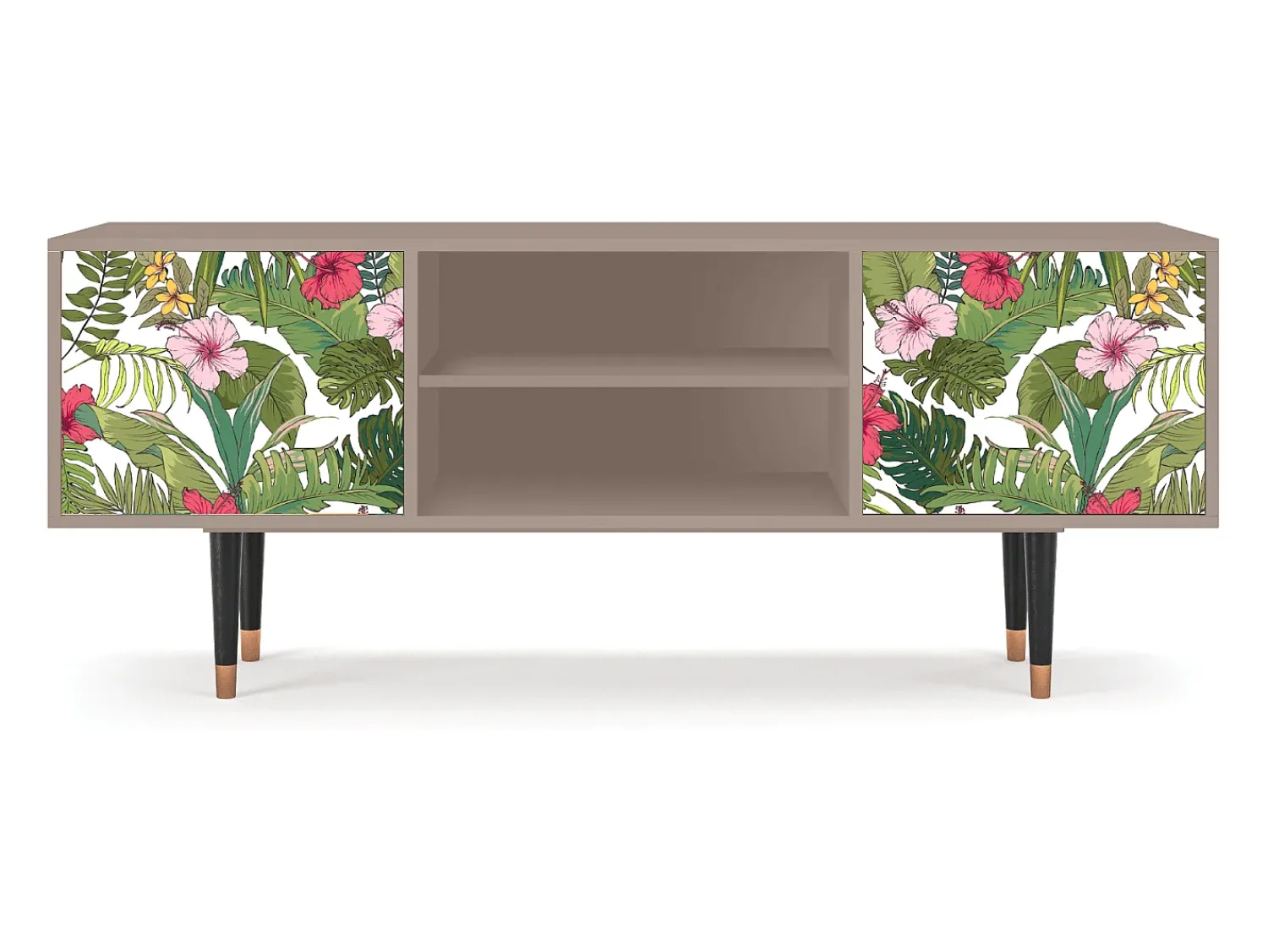 Móvel De Tv| Mueble de TV - 170х69х48 cm - T2 - Verdant Tropics, Latte Bege