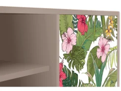 Móvel De Tv| Mueble de TV - 170х69х48 cm - T2 - Verdant Tropics, Latte Bege