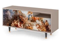 Móvel De Tv| Mueble de TV - 125х56х41 cm - T7 - Versailles, Latte Bege