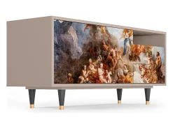 Móvel De Tv| Mueble de TV - 125х56х41 cm - T7 - Versailles, Latte Bege