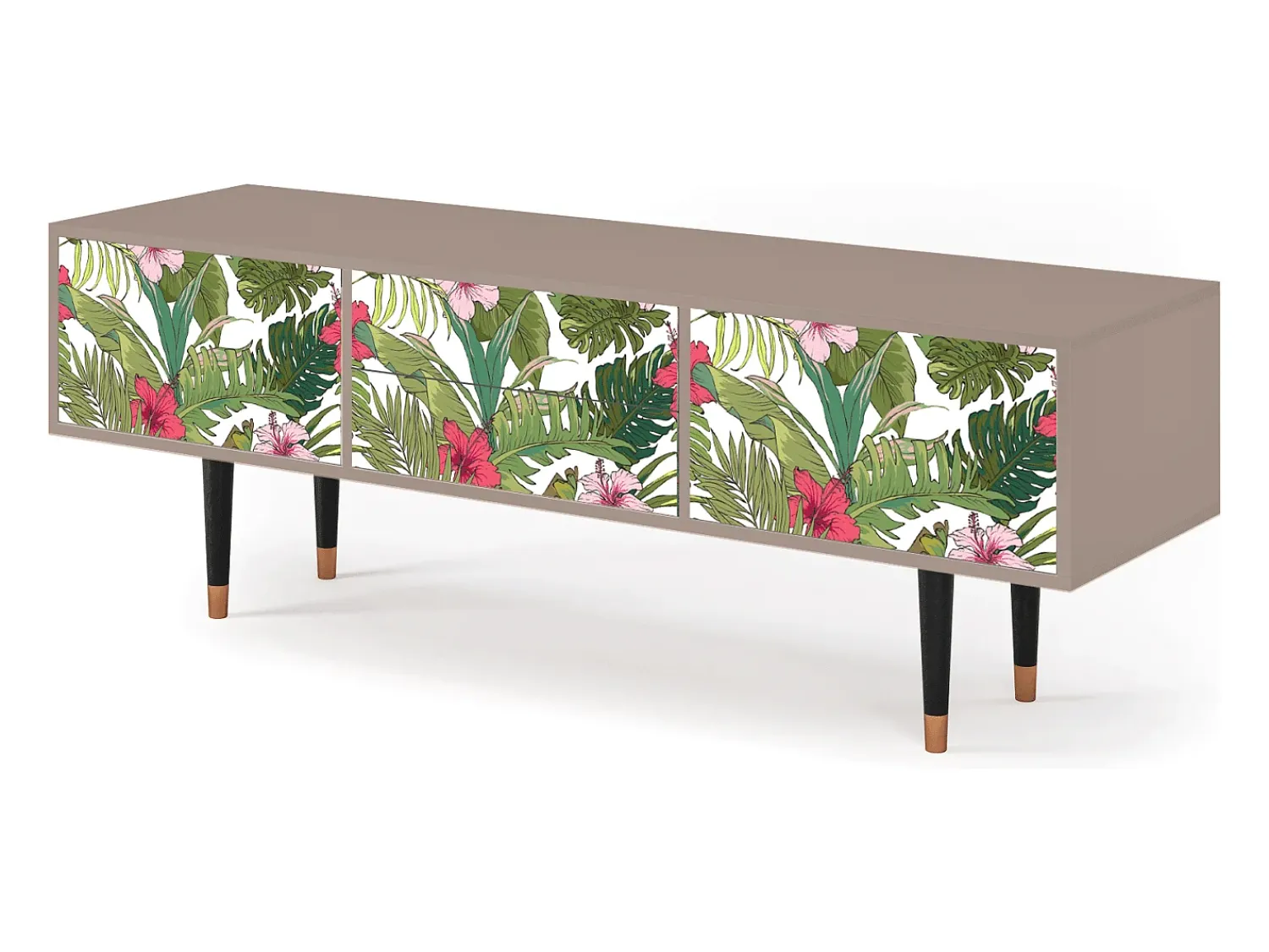 Móvel De Tv* Mueble de TV - 170х59х48 cm - T4 - Verdant Tropics, Latte Bege