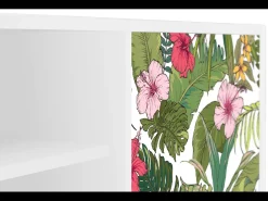 Outlet Mueble de TV - 170х69х48 cm - T2 - Verdant Tropics, Branco Bege