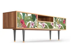 Outlet Mueble de TV - 170х59х41 cm - T6 - Verdant Tropics, Nogueira Castanho