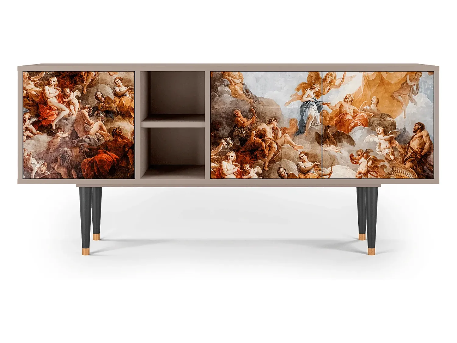 Mueble de TV - 150х69х41 cm - T5 - Versailles, Areia^ Móvel De Tv