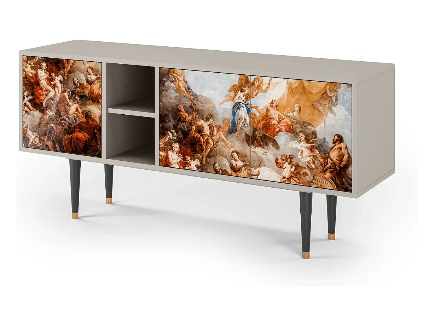 Mueble de TV - 150х69х41 cm - T5 - Versailles, Areia^ Móvel De Tv