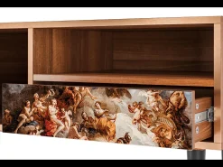 Best Mueble de TV - 115х59х48 cm - T3 - Versailles, Nogueira Castanho