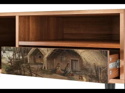 Mueble de TV - 115х59х48 cm - T3 - View Across the Plains , Nogueira^ Móvel De Tv