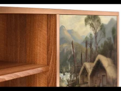 Mueble de TV - 170х69х48 cm - T2 - View Across the Plains , Nogueira Castanho
