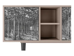 Mueble de TV - 150х69х41 cm - T5 - View of the Piazza, Latte^ Móvel De Tv
