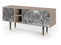 Mueble de TV - 150х69х41 cm - T5 - View of the Piazza, Latte^ Móvel De Tv