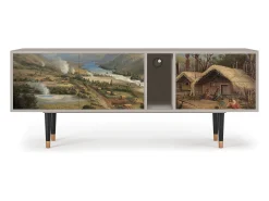 Móvel De Tv* Mueble de TV - 170х69х48 cm - T1 - View Across the Plains , Areia Bege