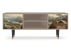 Móvel De Tv* Mueble de TV - 170х69х48 cm - T2 - View Across the Plains , Latte Bege