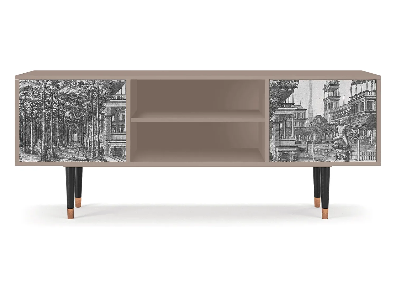 Mueble de TV - 170х69х48 cm - T2 - View of the Piazza, Latte^ Móvel De Tv