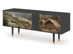 Mueble de TV - 170х69х48 cm - T1 - View Across the Plains , Antracite^ Móvel De Tv
