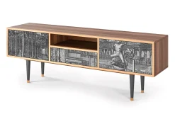 Mueble de TV - 170х59х41 cm - T6 - View of the Piazza, Nogueira^ Móvel De Tv