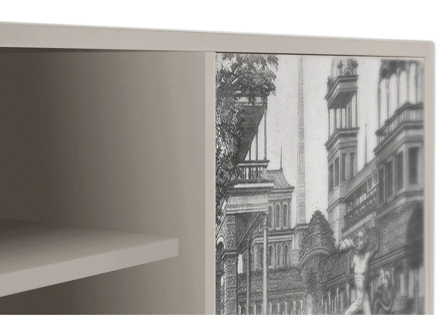 Mueble de TV - 170х69х48 cm - T2 - View of the Piazza, Areia^ Móvel De Tv