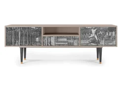 Sale Mueble de TV - 170х59х41 cm - T6 - View of the Piazza, Latte Bege