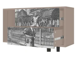 Hot Mueble de TV - 170х69х48 cm - T1 - View of the Piazza, Latte Bege