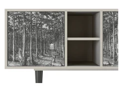 Móvel De Tv* Mueble de TV - 150х69х41 cm - T5 - View of the Piazza, Areia Bege