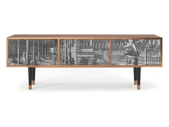 Mueble de TV - 170х59х48 cm - T4 - View of the Piazza, Nogueira Castanho