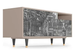 Mueble de TV - 125х56х41 cm - T7 - View of the Piazza, Latte^ Móvel De Tv