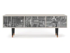 Móvel De Tv* Mueble de TV - 170х59х48 cm - T4 - View of the Piazza, Areia Bege