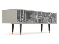 Móvel De Tv* Mueble de TV - 170х59х48 cm - T4 - View of the Piazza, Areia Bege