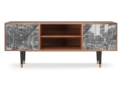 Móvel De Tv* Mueble de TV - 170х69х48 cm - T2 - View of the Piazza, Nogueira Castanho