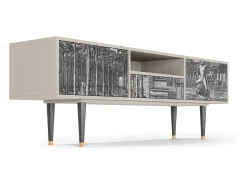 Móvel De Tv* Mueble de TV - 170х59х41 cm - T6 - View of the Piazza, Areia Bege