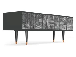 Mueble de TV - 170х59х48 cm - T4 - View of the Piazza, Antracite^ Móvel De Tv