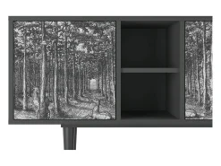 Mueble de TV - 150х69х41 cm - T5 - View of the Piazza, Antracite^ Móvel De Tv