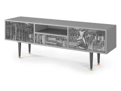 Sale Mueble de TV - 170х59х41 cm - T6 - View of the Piazza, Cinza Cinzento