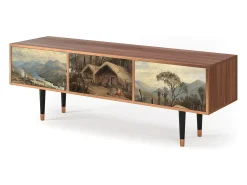 Clearance Mueble de TV - 170х59х48 cm - T4 - View Across the Plains , Nogueira Castanho