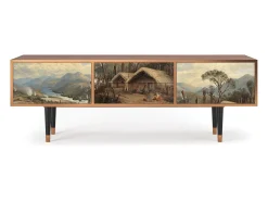Clearance Mueble de TV - 170х59х48 cm - T4 - View Across the Plains , Nogueira Castanho