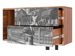 Mueble de TV - 170х69х48 cm - T1 - View of the Piazza, Nogueira^ Móvel De Tv
