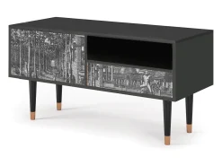 Mueble de TV - 115х59х48 cm - T3 - View of the Piazza, Antracite^ Móvel De Tv